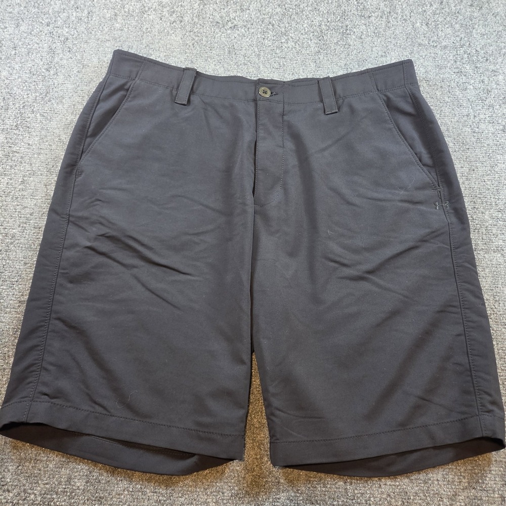 Under Armour Shorts Mens 36 Black Loose Fit Golf Outdoors Active Sports
